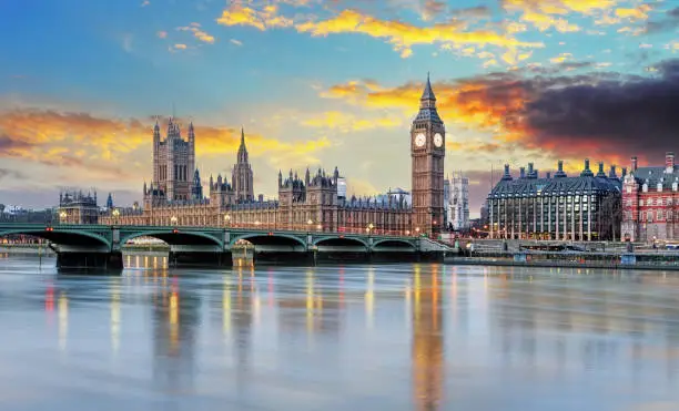London with Big Ben and Parliament